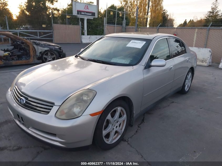 2004 Infiniti G35 VIN: JNKCV51E54M601973 Lot: 40862377