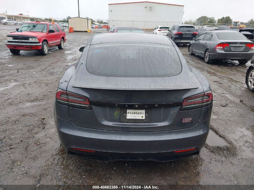 2023 Tesla Model S Plaid Tri Motor All-Wheel Drive VIN: 5YJSA1E63PF502862 Lot: 40862388