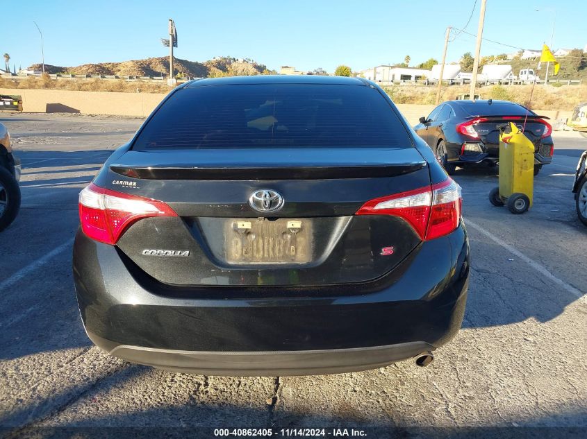 2016 Toyota Corolla S Plus VIN: 5YFBURHE5GP464371 Lot: 40862405