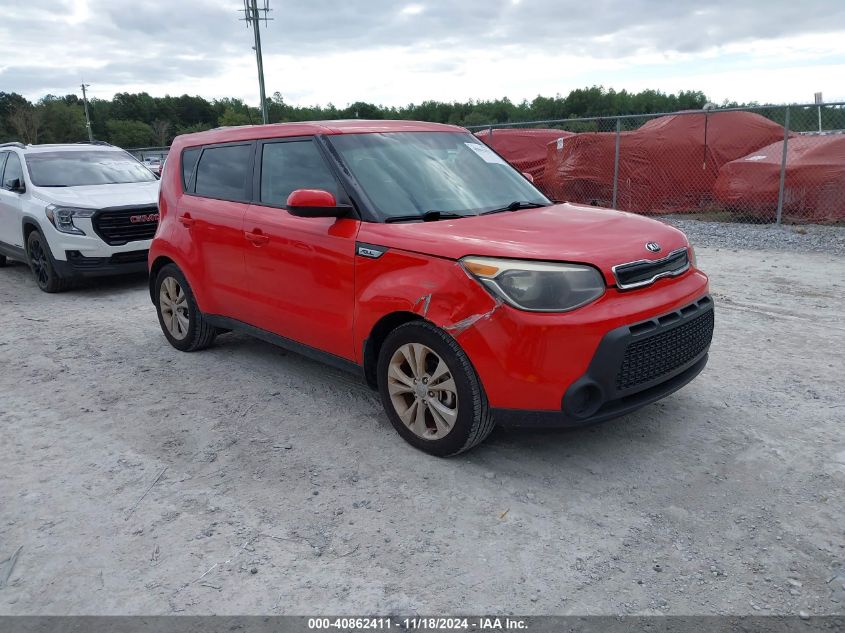 2015 Kia Soul + VIN: KNDJP3A56F7812723 Lot: 40862411