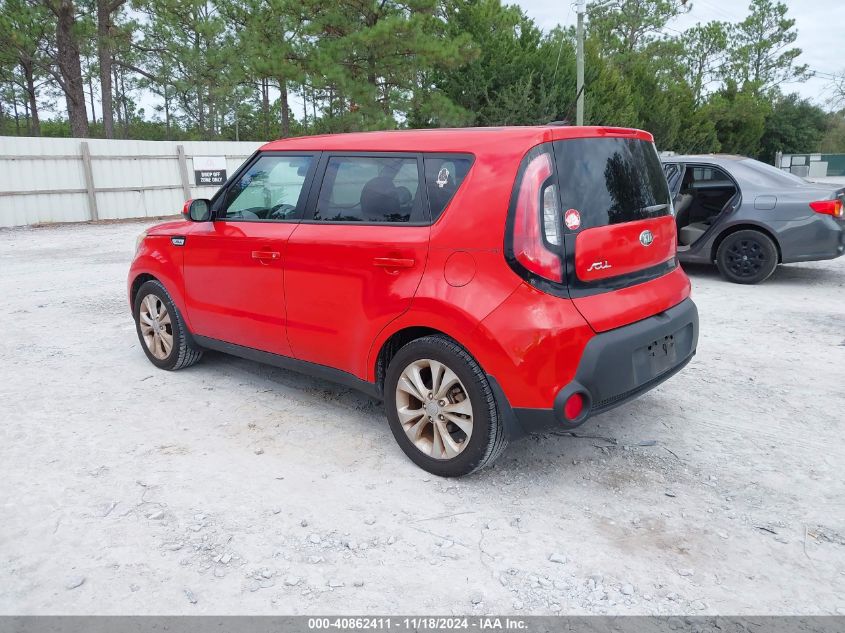 2015 Kia Soul + VIN: KNDJP3A56F7812723 Lot: 40862411