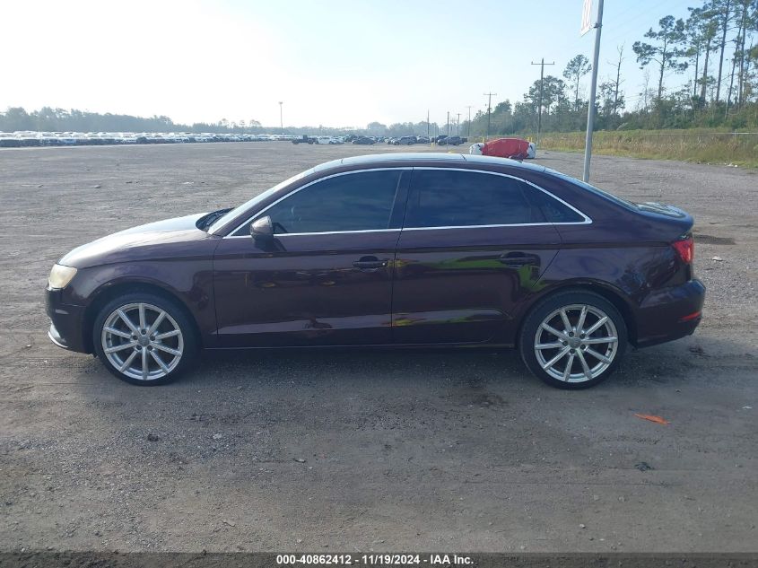 2015 Audi A3 2.0T Premium VIN: WAUEFGFFXF1039378 Lot: 40862412