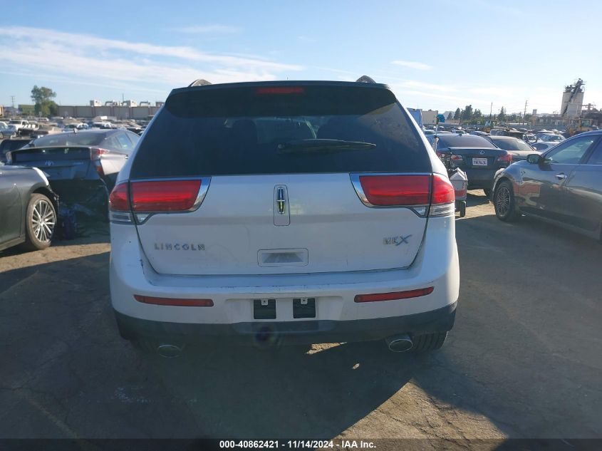 2012 Lincoln Mkx VIN: 2LMDJ6JK1CBL10890 Lot: 40862421