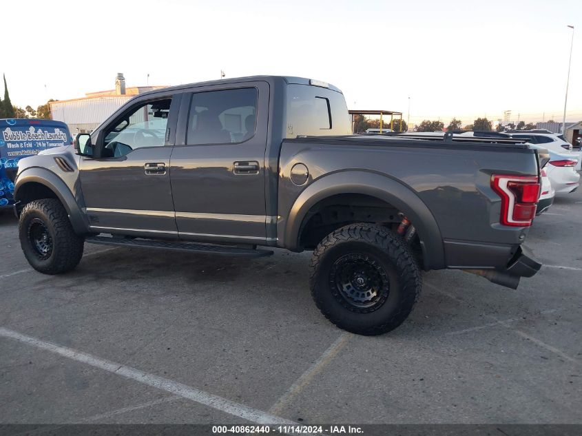 2020 Ford F-150 Raptor VIN: 1FTFW1RG1LFA94857 Lot: 40862440