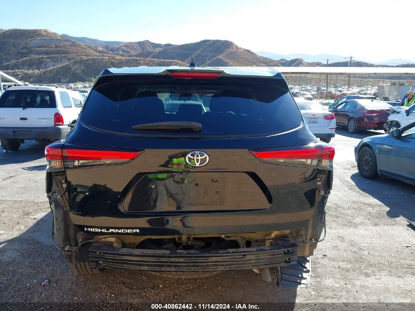 2020 Toyota Highlander L VIN: 5TDCZRAH2LS509441 Lot: 40862442