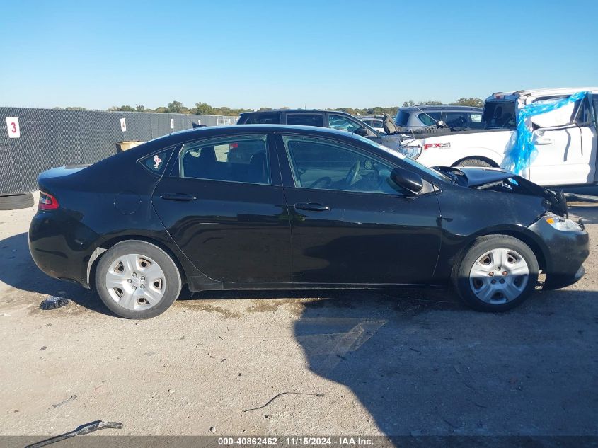 2016 Dodge Dart Se VIN: 1C3CDFAA8GD508574 Lot: 40862462