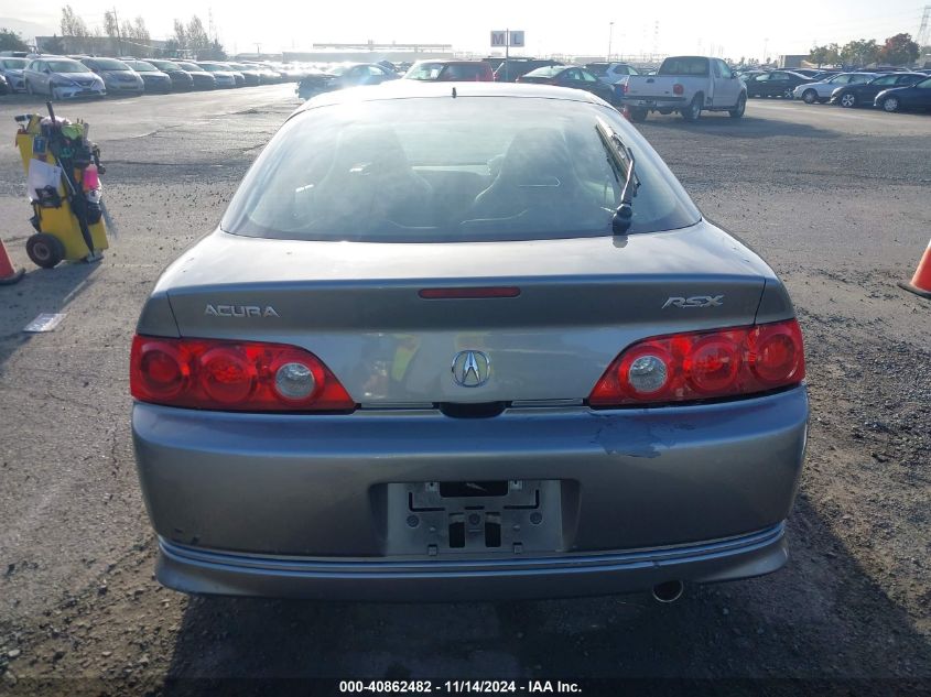 2005 Acura Rsx VIN: JH4DC54835S008593 Lot: 40862482