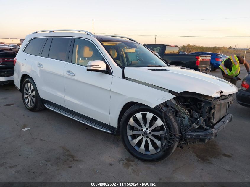 2018 Mercedes-Benz Gls 450 4Matic VIN: 4JGDF6EE4JB073509 Lot: 40862502