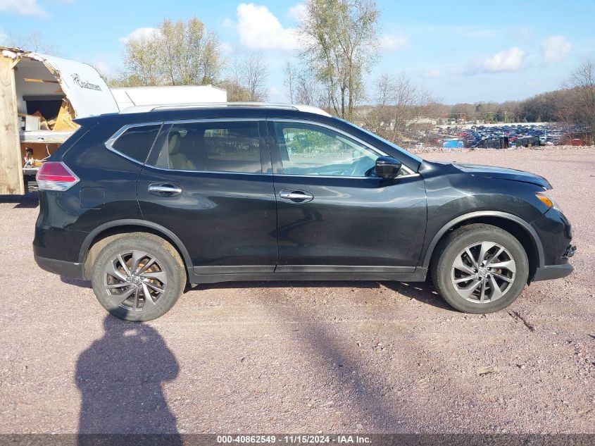 2016 Nissan Rogue S/Sl/Sv VIN: 5N1AT2MV0GC802355 Lot: 40862549