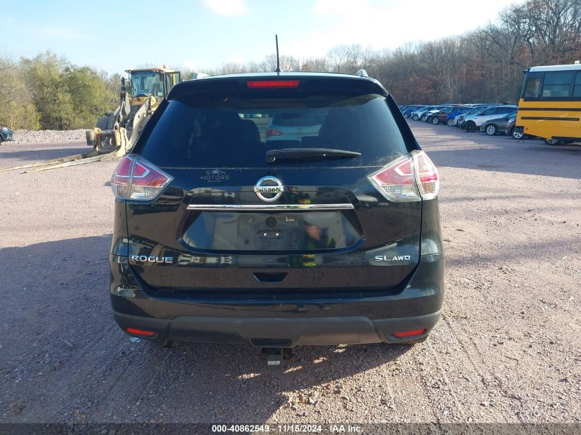 2016 Nissan Rogue S/Sl/Sv VIN: 5N1AT2MV0GC802355 Lot: 40862549