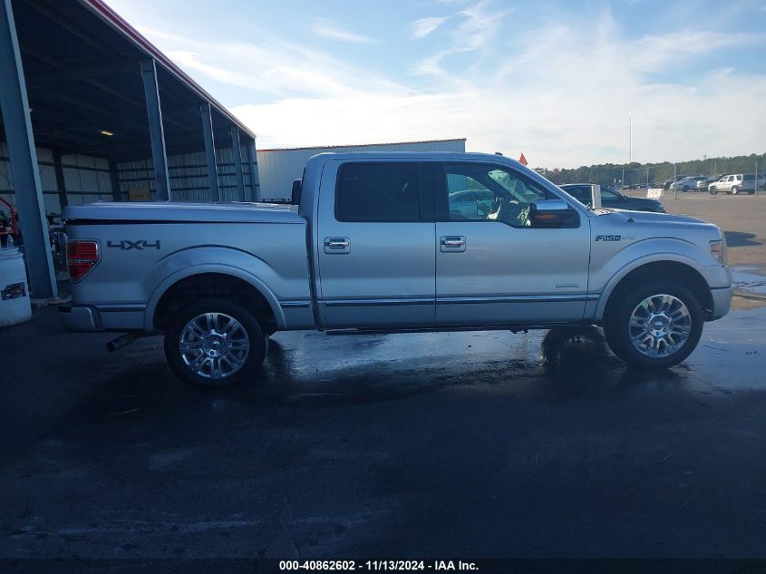 2013 Ford F-150 Platinum VIN: 1FTFW1ET9DFD92075 Lot: 40862602