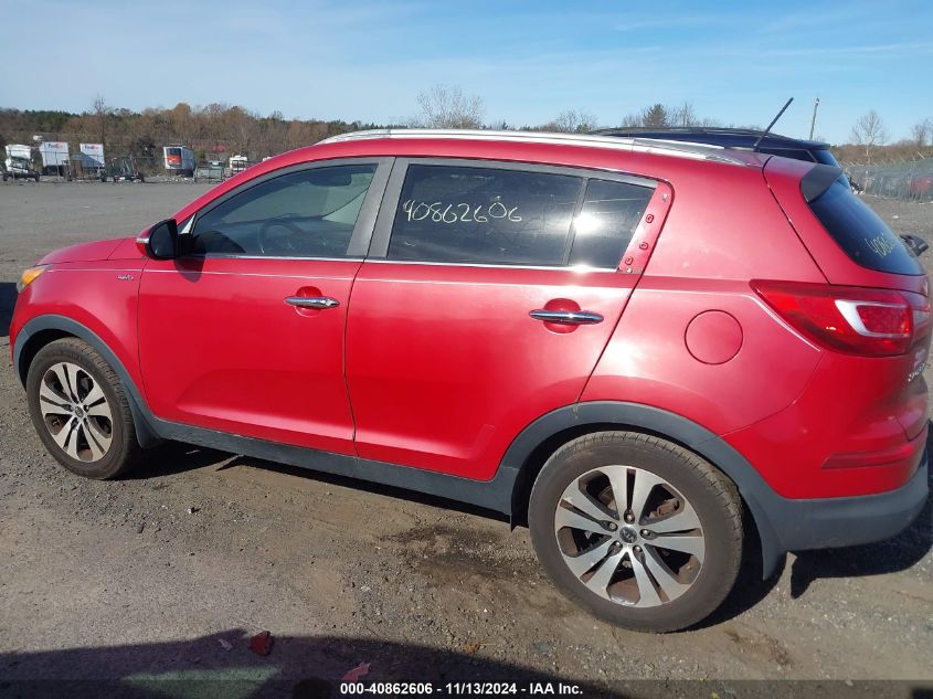 2013 Kia Sportage Ex VIN: KNDPCCA22D7473144 Lot: 40862606