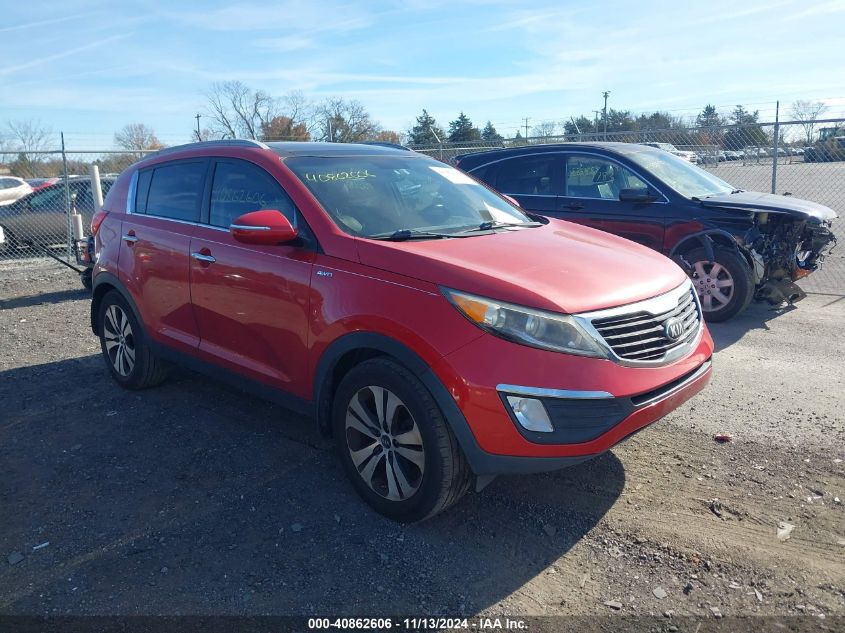 2013 Kia Sportage Ex VIN: KNDPCCA22D7473144 Lot: 40862606