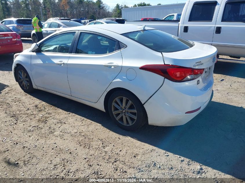 VIN 5NPDH4AE2EH463053 2014 Hyundai Elantra, SE no.3