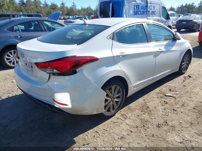 VIN 5NPDH4AE2EH463053 2014 Hyundai Elantra, SE no.4