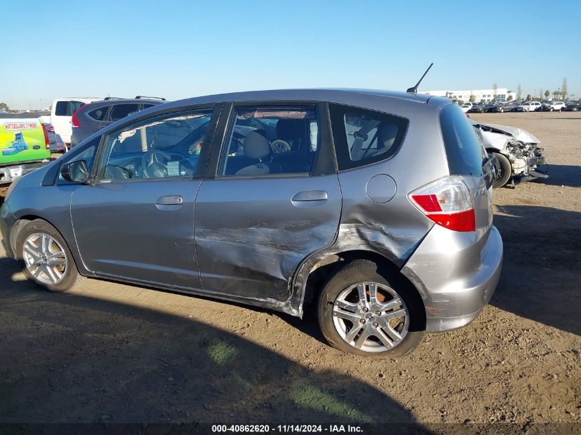 2010 Honda Fit VIN: JHMGE8H29AS019218 Lot: 40862620