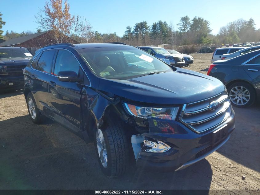 2017 Ford Edge Sel VIN: 2FMPK4J98HBB54037 Lot: 40862622