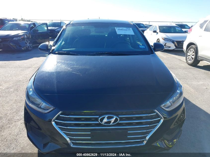 2022 Hyundai Accent Se VIN: 3KPC24A67NE182411 Lot: 40862629