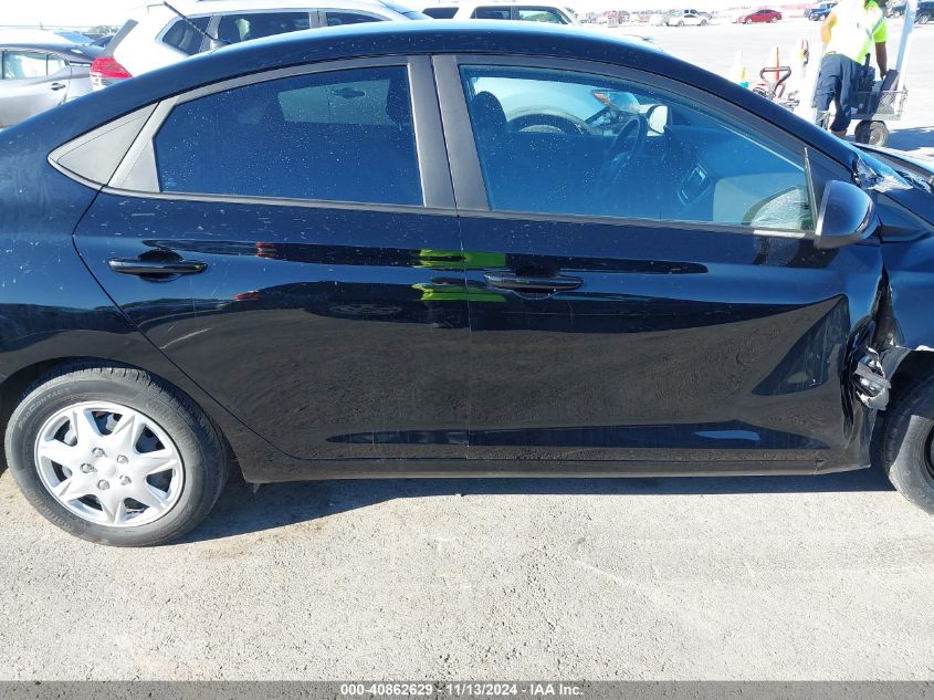 2022 Hyundai Accent Se VIN: 3KPC24A67NE182411 Lot: 40862629