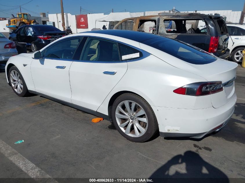 VIN 5YJSA1H10EFP54291 2014 Tesla Model S, P85 no.3