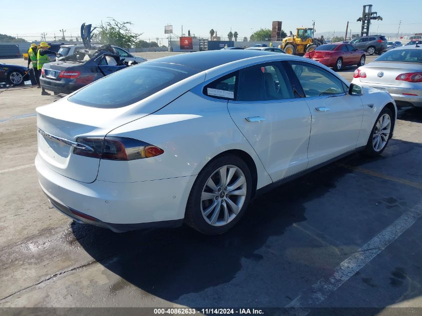 VIN 5YJSA1H10EFP54291 2014 Tesla Model S, P85 no.4