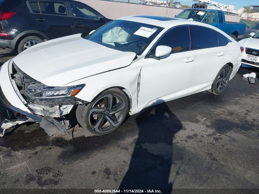 2019 Honda Accord Sport 2.0T VIN: 1HGCV2F37KA001382 Lot: 40862644