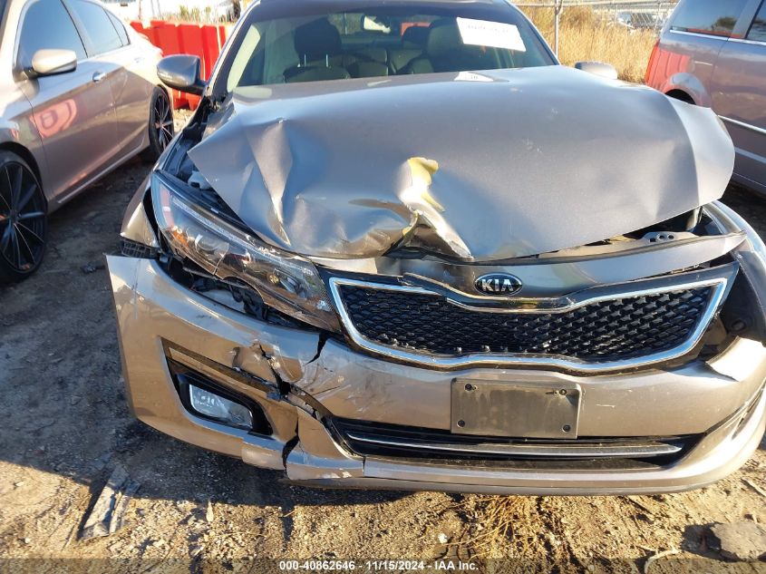 2015 Kia Optima Sx Turbo VIN: 5XXGR4A66FG431769 Lot: 40862646