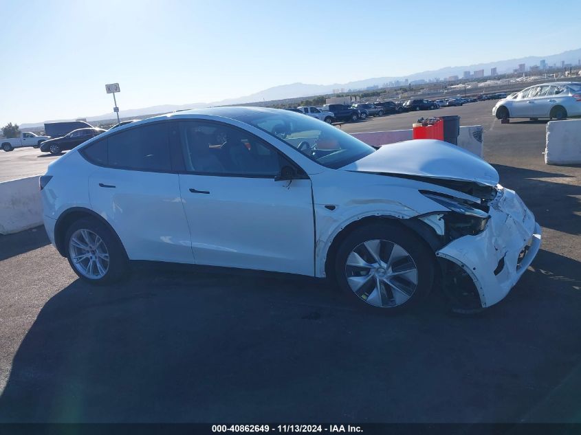 2021 Tesla Model Y Long Range Dual Motor All-Wheel Drive VIN: 5YJYGDEE7MF094346 Lot: 40862649