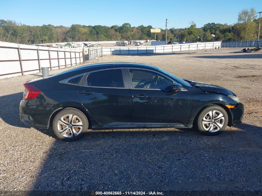 2018 Honda Civic Lx VIN: 19XFC2F54JE001516 Lot: 40862665