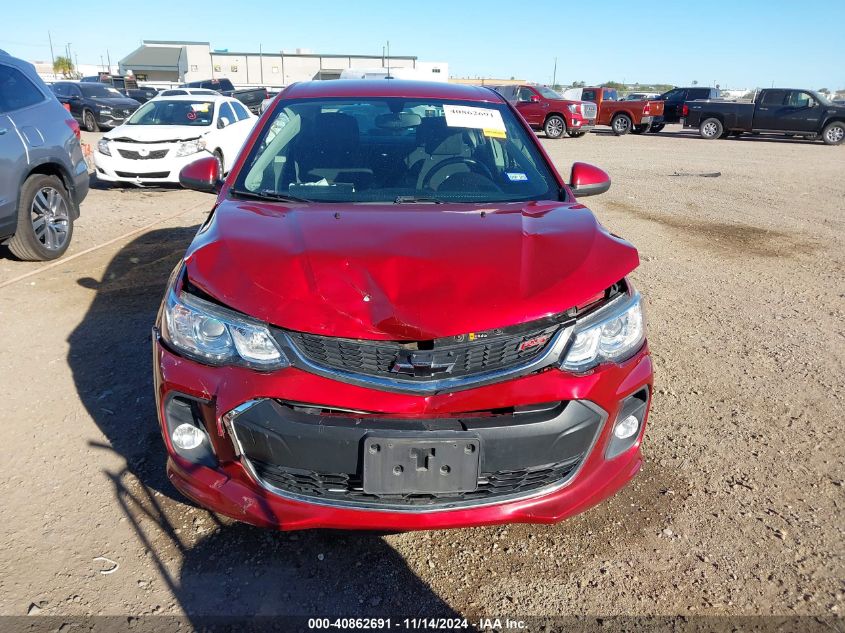 2019 Chevrolet Sonic Lt Auto VIN: 1G1JD5SB4K4148533 Lot: 40862691