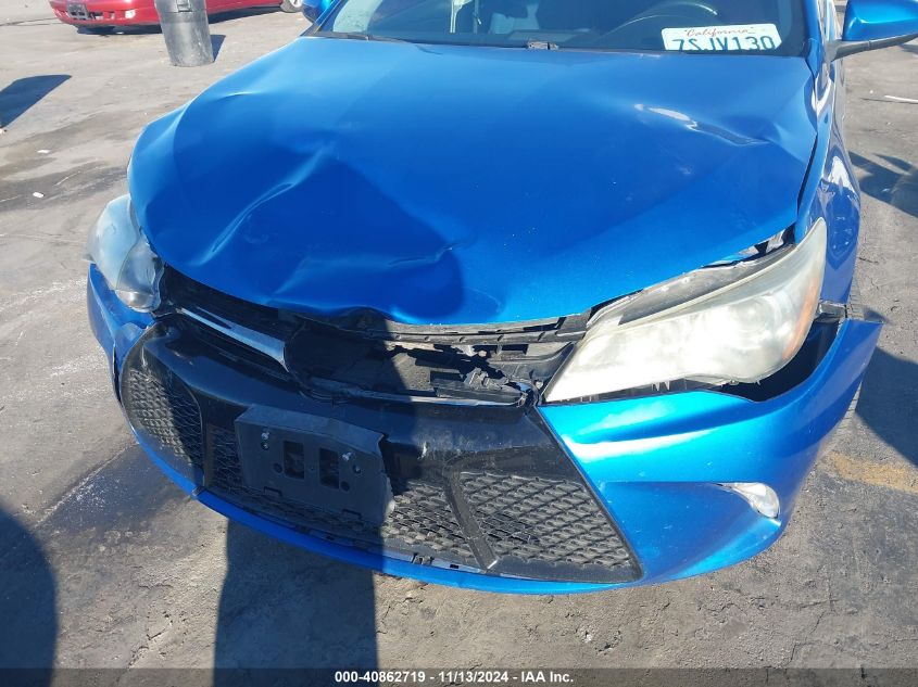 2016 TOYOTA CAMRY SE - 4T1BF1FK3GU568361