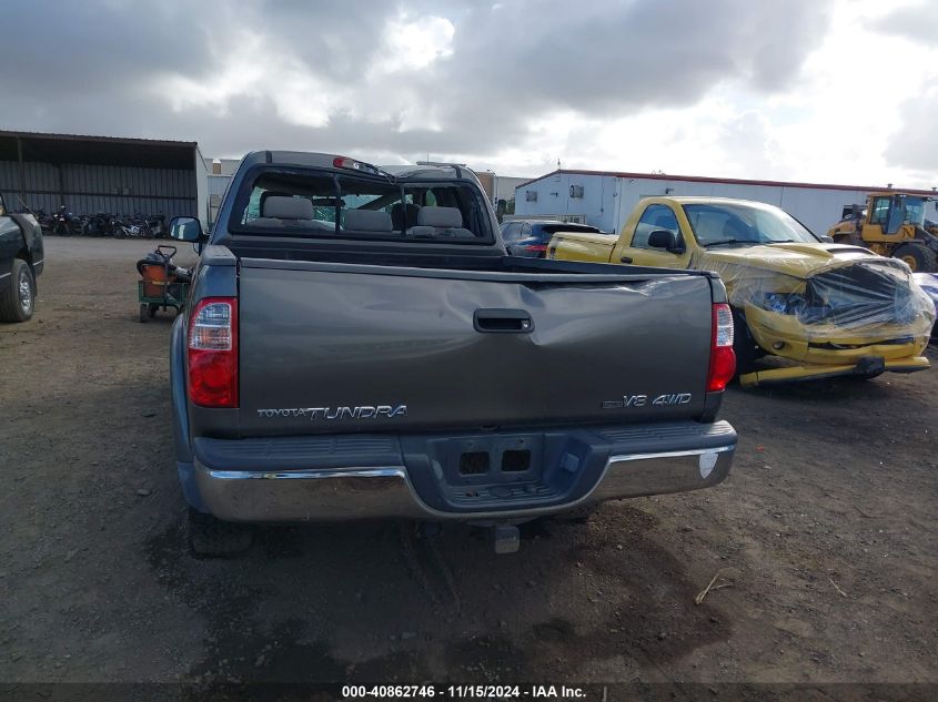 2006 Toyota Tundra Sr5 V8 VIN: 5TBBT44196S477549 Lot: 40862746