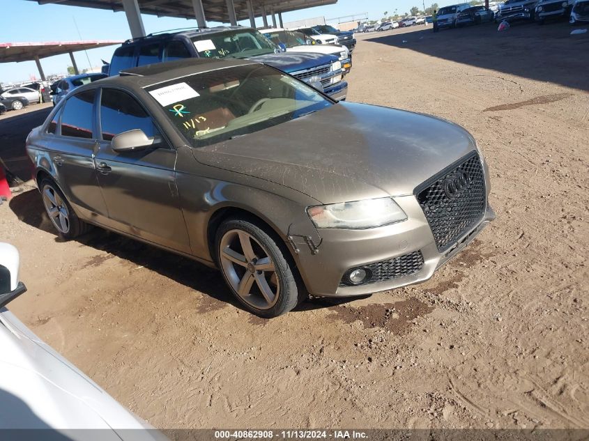 2010 Audi A4 2.0T Premium VIN: WAUAFAFL0AN012791 Lot: 40862908