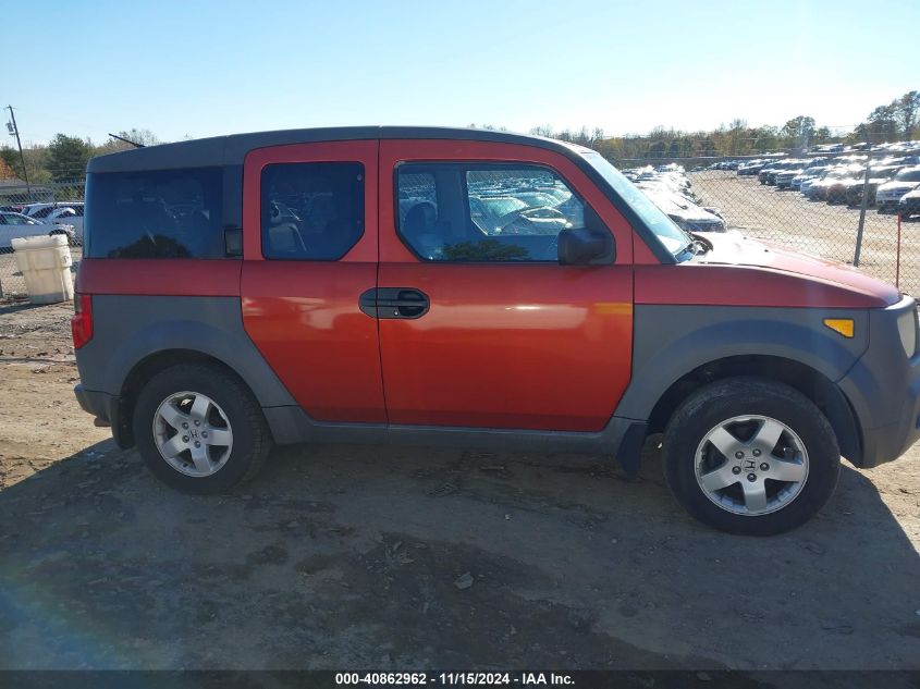 2003 Honda Element Ex VIN: 5J6YH28593L027721 Lot: 40862962