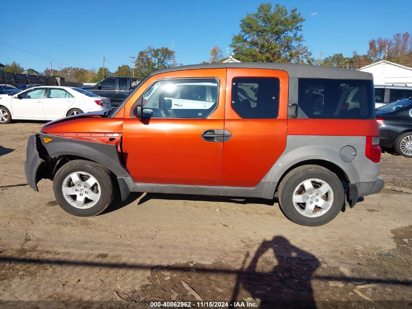 2003 Honda Element Ex VIN: 5J6YH28593L027721 Lot: 40862962