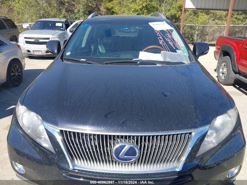 2011 Lexus Rx 450H VIN: JTJBC1BA3B2042002 Lot: 40862997