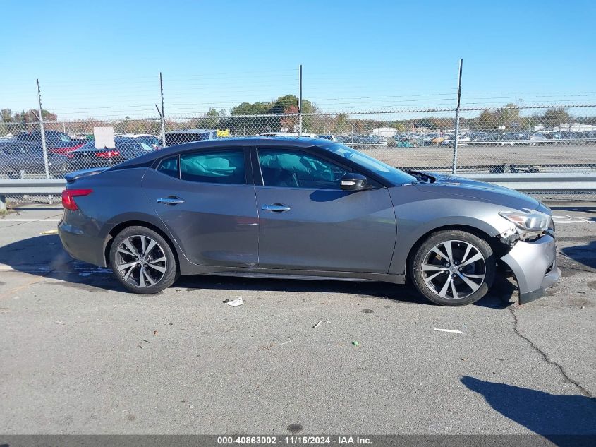 2018 Nissan Maxima 3.5 Sl VIN: 1N4AA6AP5JC391796 Lot: 40863002