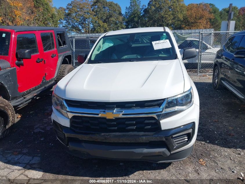 2021 Chevrolet Colorado 2Wd Long Box Wt VIN: 1GCHSBEA0M1106085 Lot: 40863017