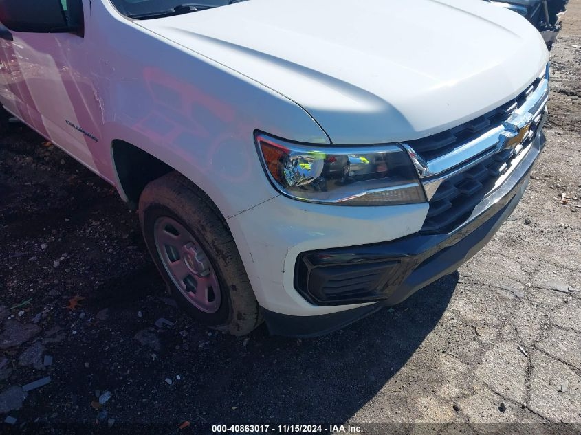 2021 Chevrolet Colorado 2Wd Long Box Wt VIN: 1GCHSBEA0M1106085 Lot: 40863017