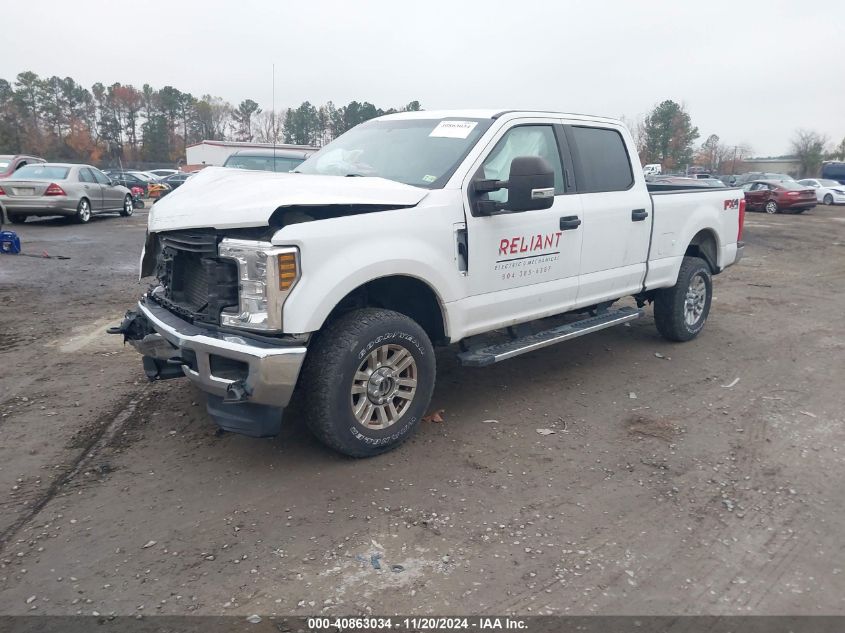 2019 Ford F-250 Xlt VIN: 1FT7W2B61KEF27805 Lot: 40863034