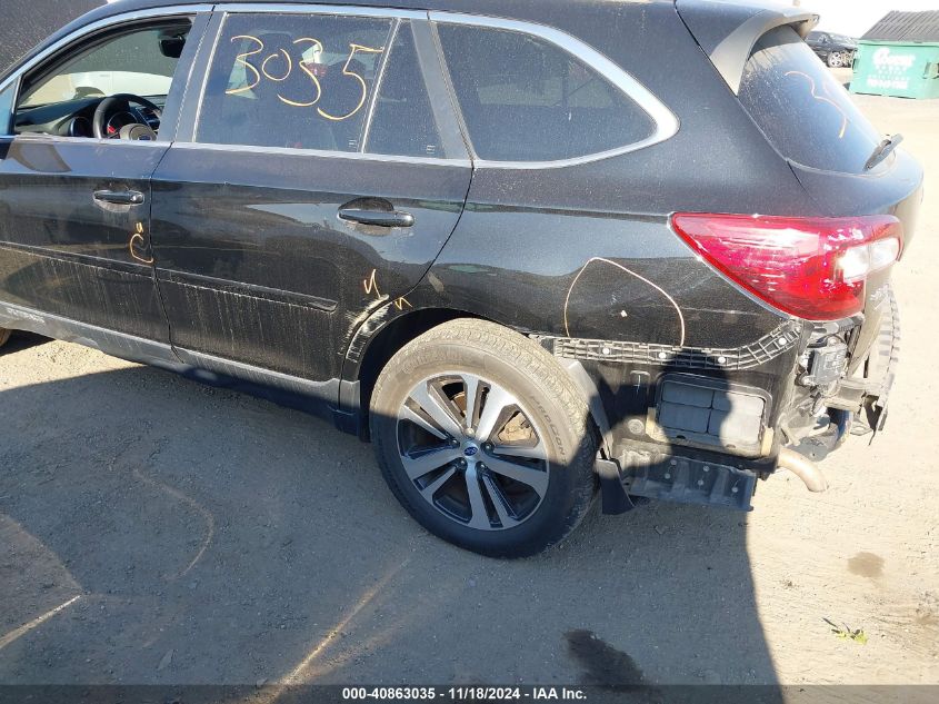 2018 Subaru Outback 2.5I Limited VIN: 4S4BSANC3J3334854 Lot: 40863035