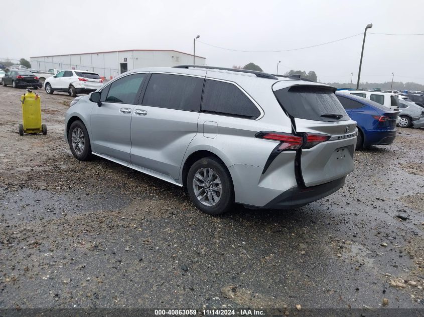 2022 Toyota Sienna Xle VIN: 5TDYRKEC1NS090772 Lot: 40863059