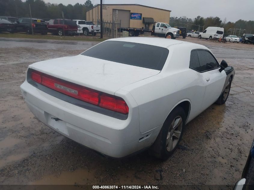 VIN 2C3CDYAG1EH289893 2014 Dodge Challenger, Sxt no.4