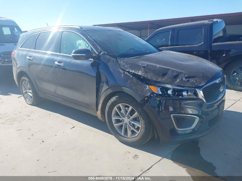 VIN 5XYPG4A5XJG352137 2018 KIA Sorento, 3.3L Lx no.1