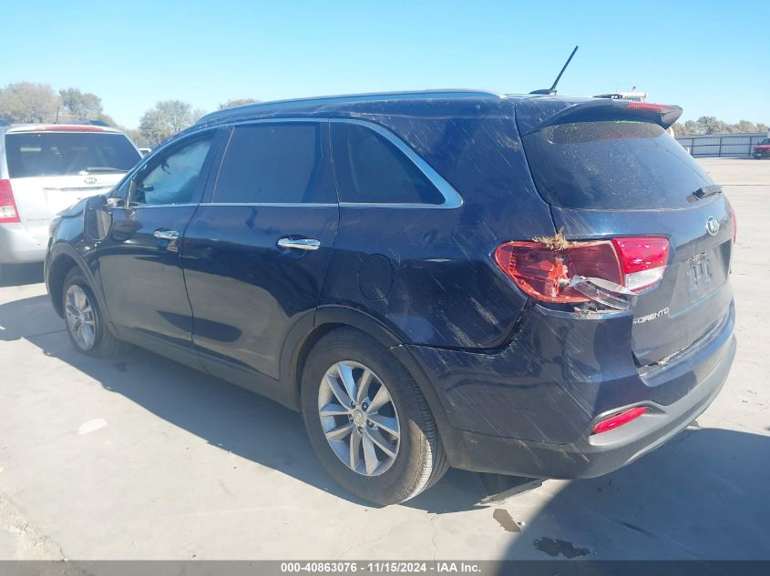 VIN 5XYPG4A5XJG352137 2018 KIA Sorento, 3.3L Lx no.3