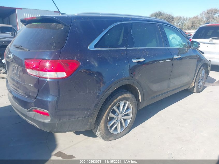 VIN 5XYPG4A5XJG352137 2018 KIA Sorento, 3.3L Lx no.4