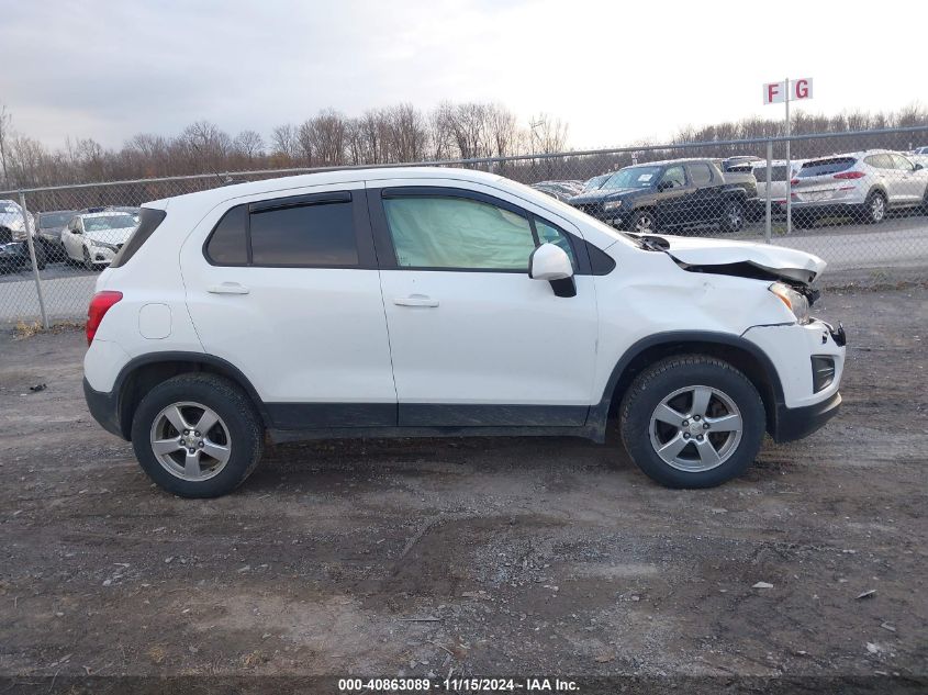 2016 Chevrolet Trax 1Ls VIN: KL7CJNSB5GB531194 Lot: 40863089