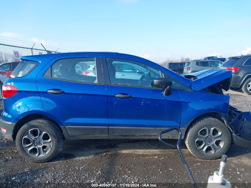 2020 Ford Ecosport S VIN: MAJ6S3FL3LC352019 Lot: 40863107