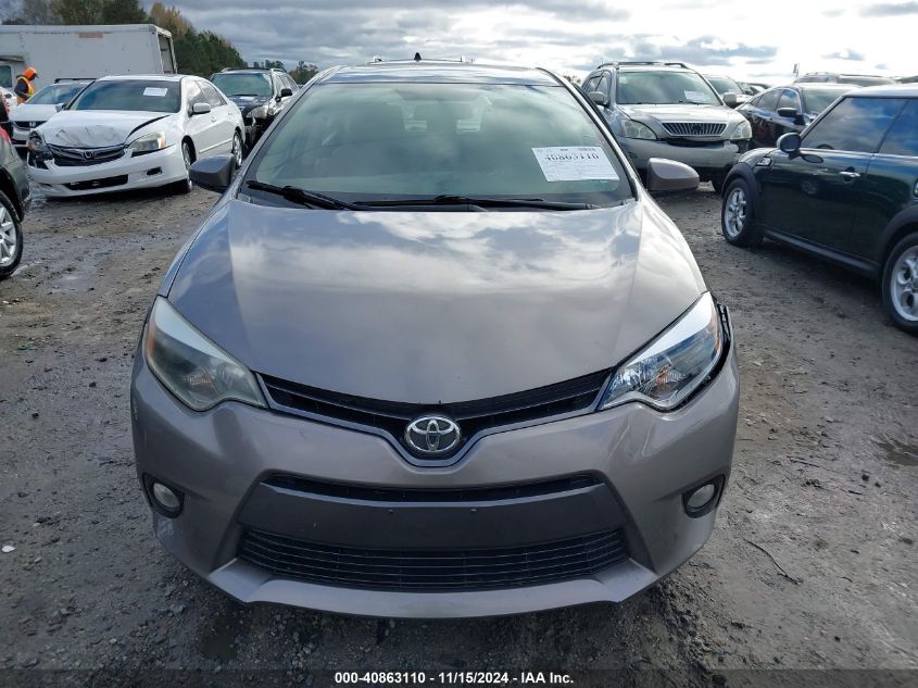 2015 Toyota Corolla L/Le/Le Pls/Prm/S/S Pls VIN: 2T1BURHE1FC379316 Lot: 40863110