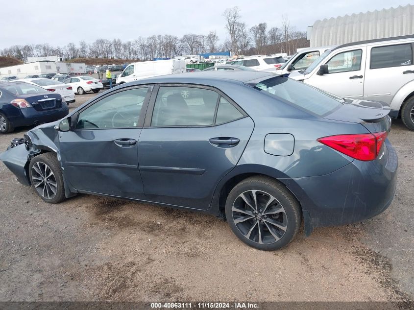 2017 Toyota Corolla Se VIN: 2T1BURHE5HC784887 Lot: 40863111